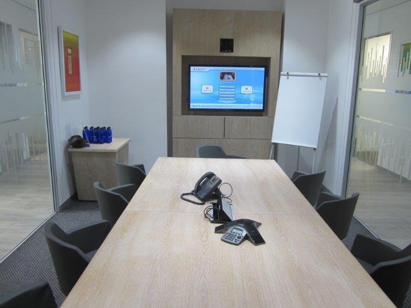 Meeting room in the shared office space